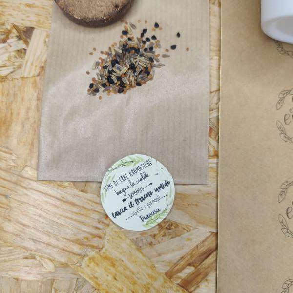 segnaposto bomboniere semi ecofattoart